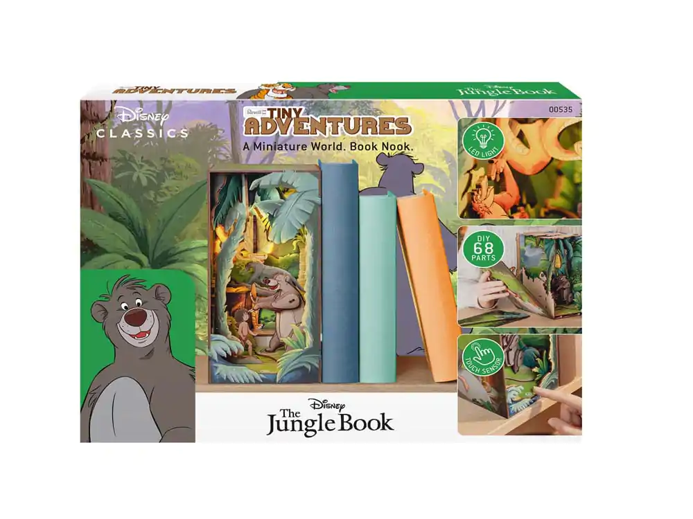 Disney Tiny Adventures Book Nook Mini Diorama The Jungle Book 23 cm product photo