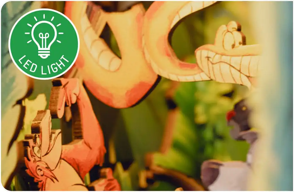 Disney Tiny Adventures Book Nook Mini Diorama The Jungle Book 23 cm product photo