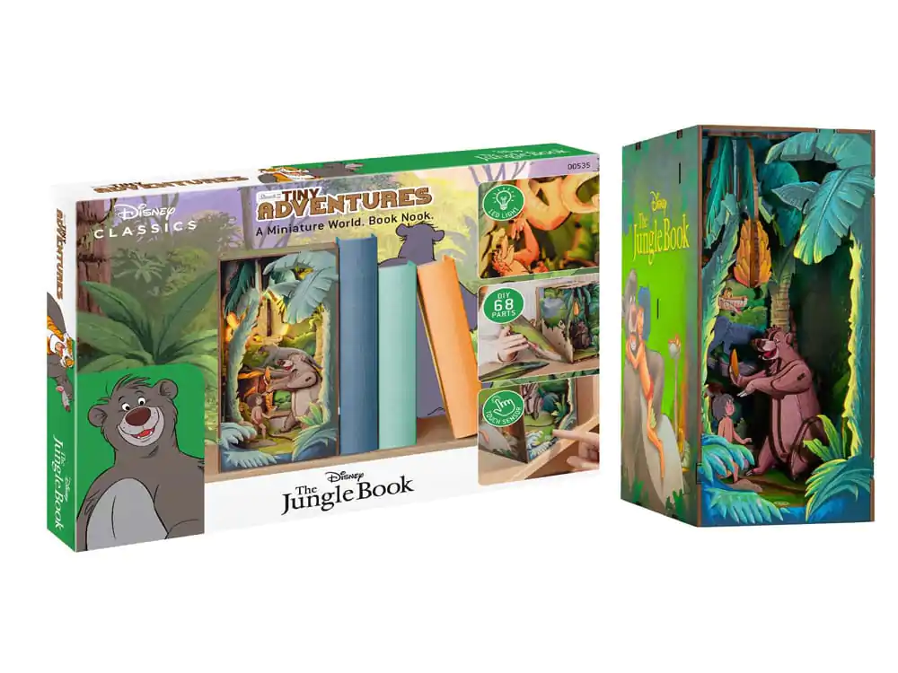 Disney Tiny Adventures Book Nook Mini Diorama The Jungle Book 23 cm product photo