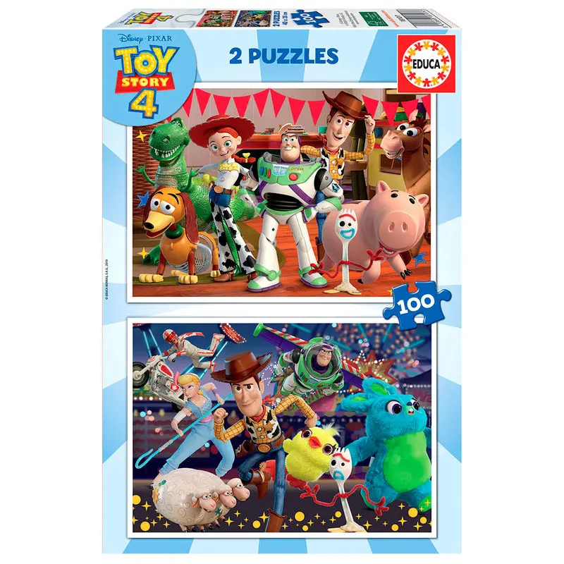 Disney Toy Story 4 puzzle 2x100pcs termékfotó