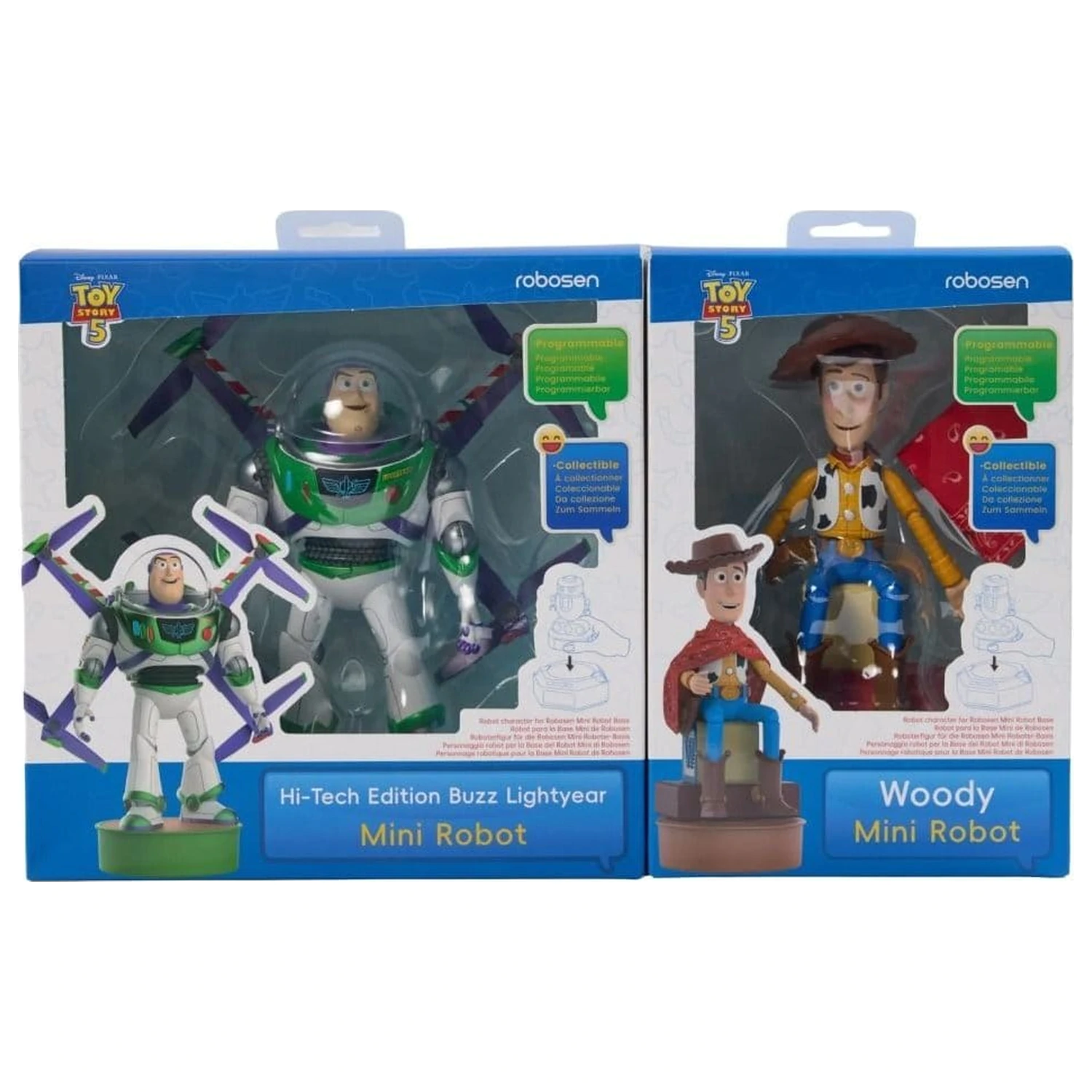 Disney Interactive Robot Toy Story 5 Set - Buzz Lightyear & Woody (Hi-Tech Edition) *English Version* product photo