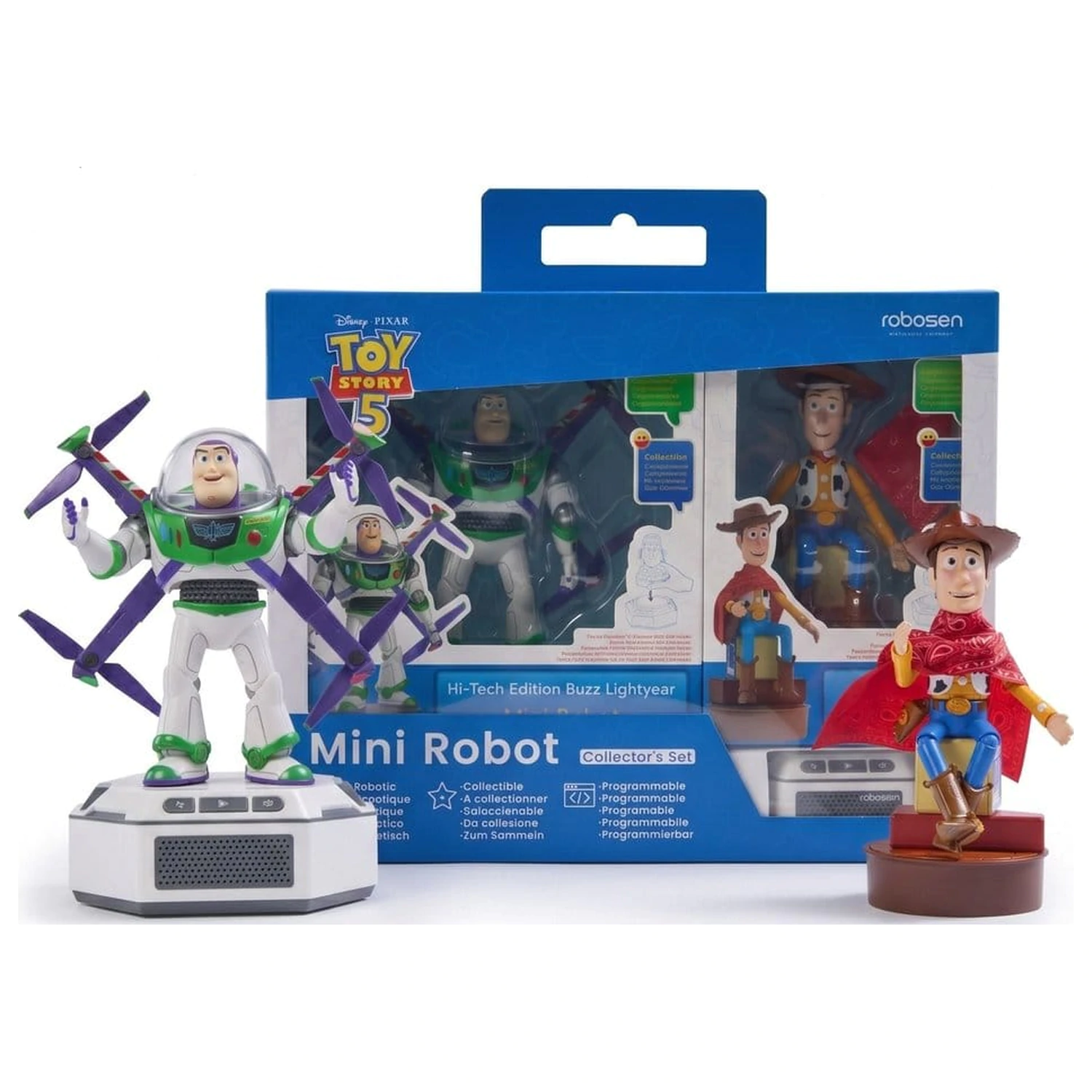 Disney Interactive Robot Toy Story 5 Set - Buzz Lightyear & Woody (Hi-Tech Edition) *English Version* product photo