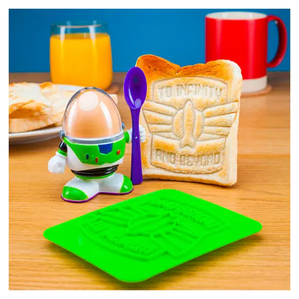 Disney Toy Story Buzz Lightyear egg cup + spoon set product photo