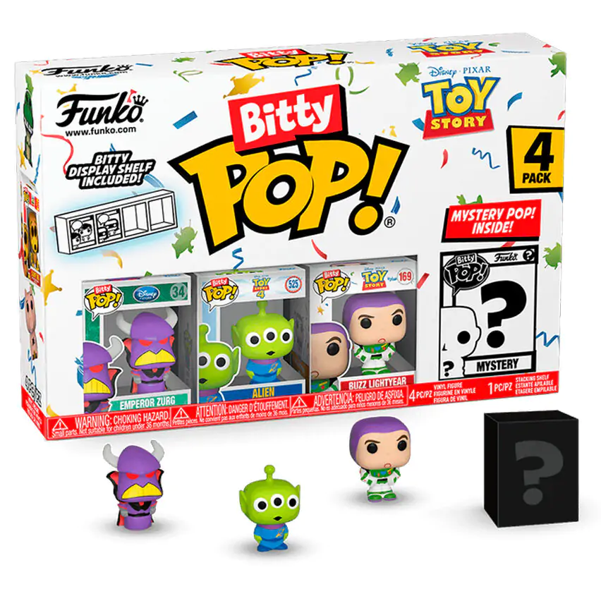 Blister 4 figures Bitty POP Disney Toy Story Zurg termékfotó