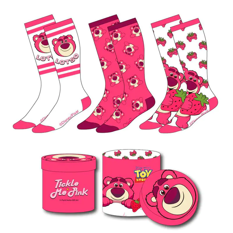 Disney Toy Story Lotso pack 3 adult socks 36-43 product photo