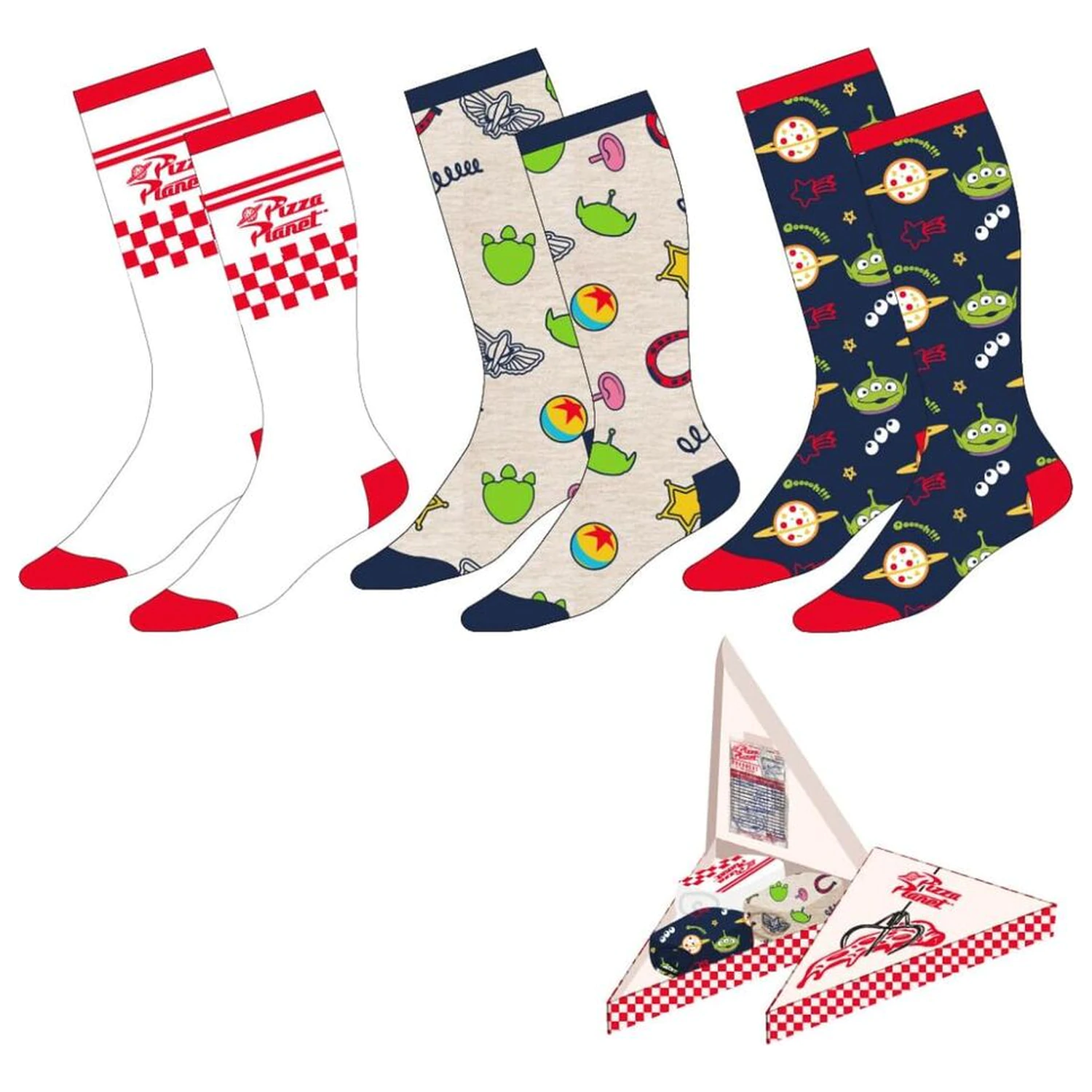 Disney Toy Story Stitch adult 3 socks set product photo