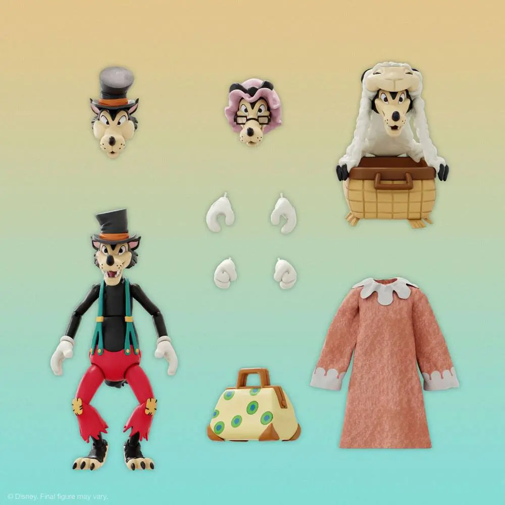 Disney Ultimates Action Figure The Big Bad Wolf 18 cm product photo