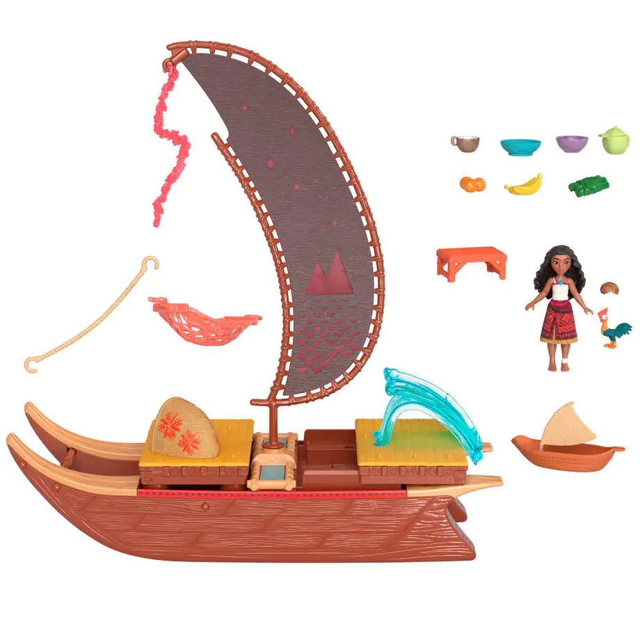 Disney Vaiana Moana 2 Adventure Canoe playset product photo