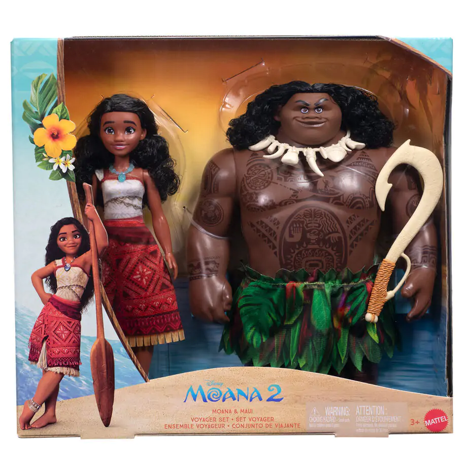 Disney Vaiana Moana 2 Maui & Vaiana 2 dolls product photo