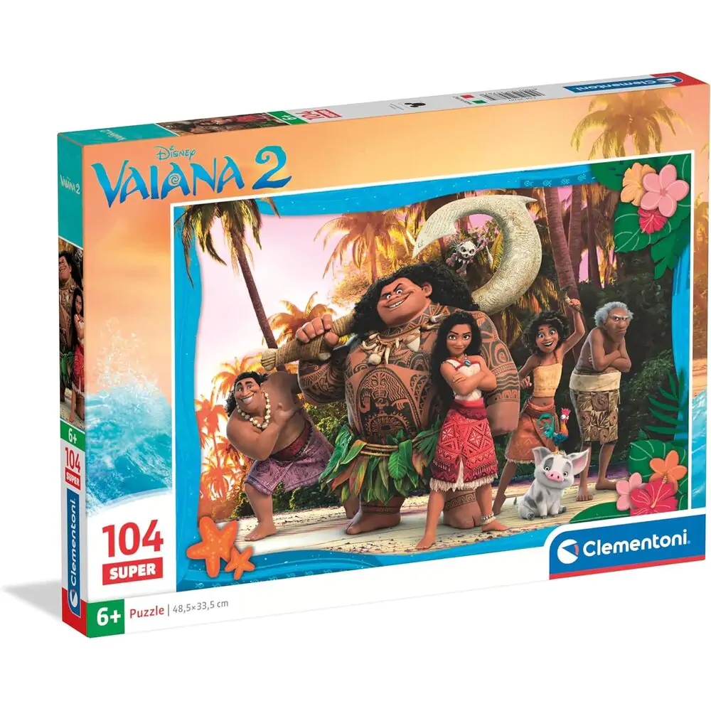 Disney Vaiana Moana 2 super puzzle 104pcs product photo