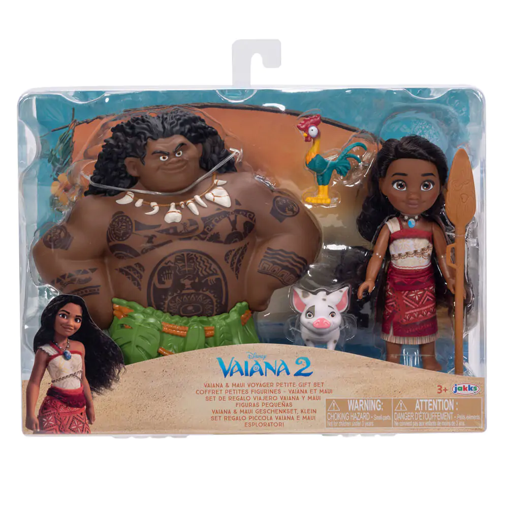 Disney Vaiana Moana 2 Vaiana & Maui doll 15cm termékfotó