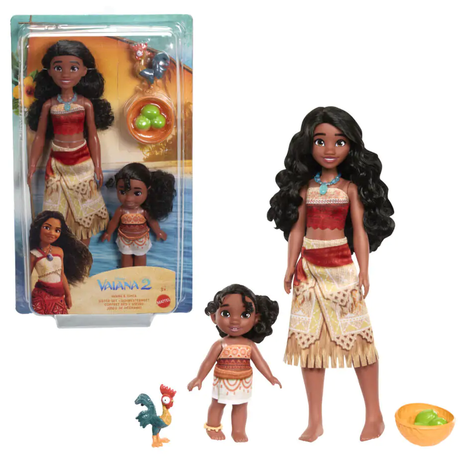 Disney Vaiana Moana 2 Vaiana & Simea blister 2 dolls product photo