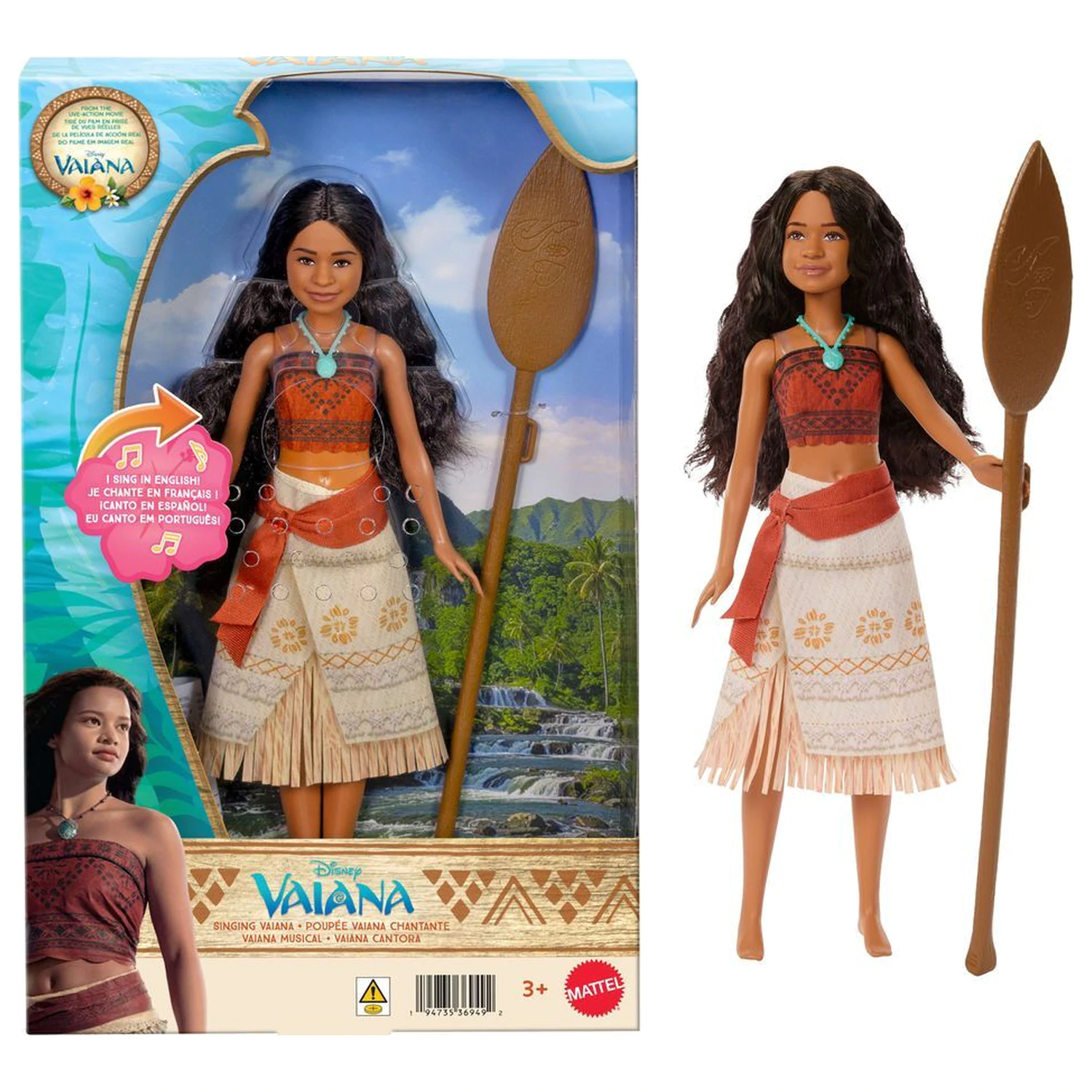 Disney Vaiana Moana Singing doll product photo