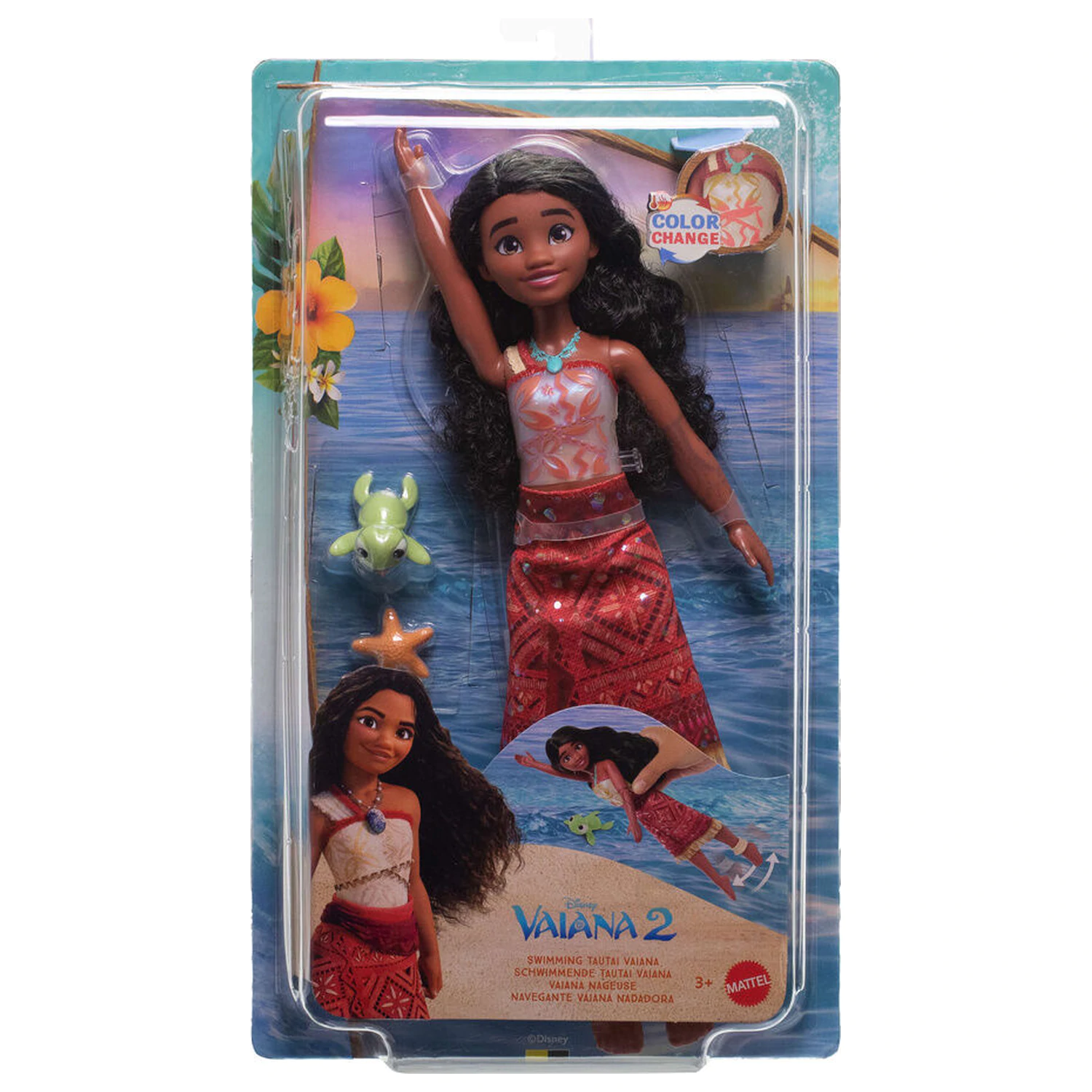 Disney Vaiana Moana Swimming Tautai Vaiana doll product photo