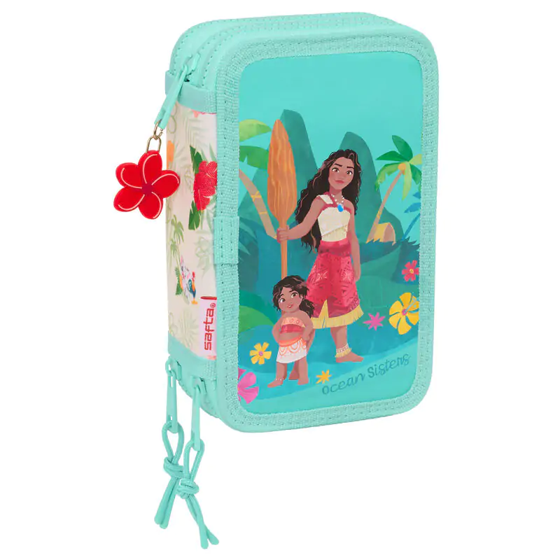 Disney Vaiana Moana triple pencil case 37pcs termékfotó