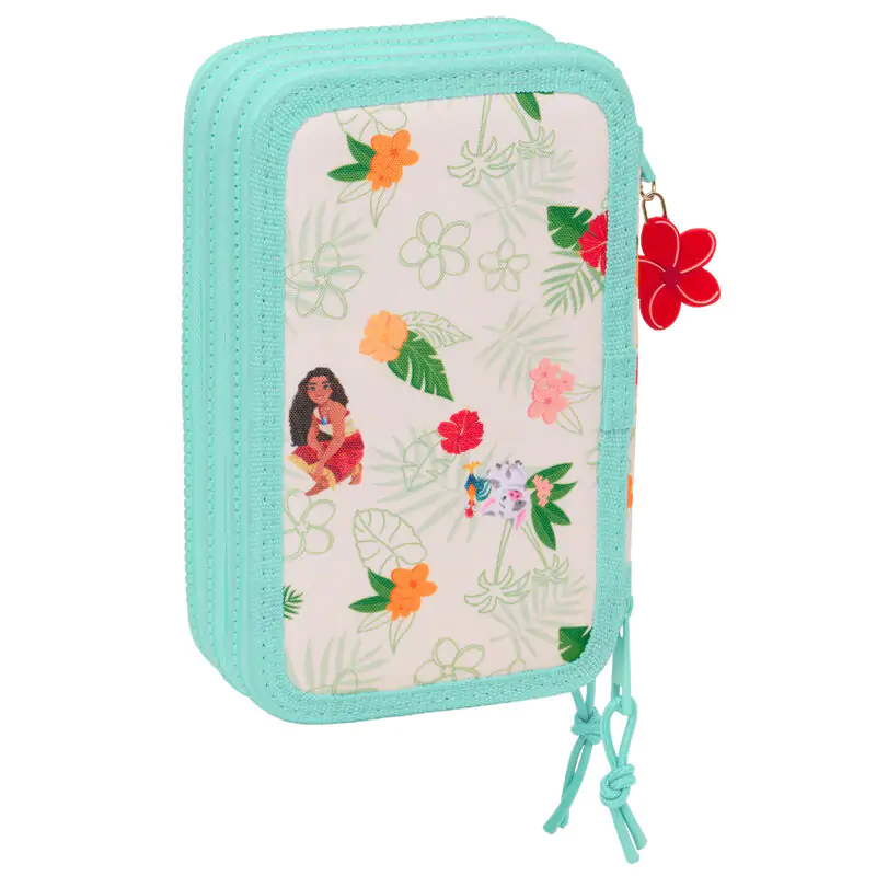 Disney Vaiana Moana triple pencil case 37pcs termékfotó