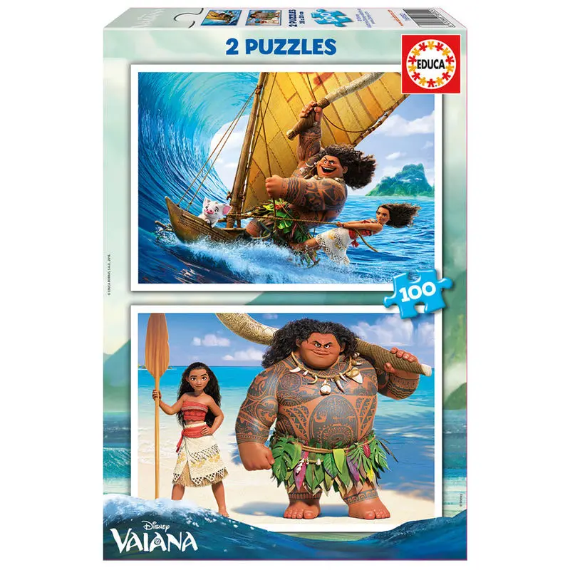 Disney Vaiana puzzle 2x100pcs product photo