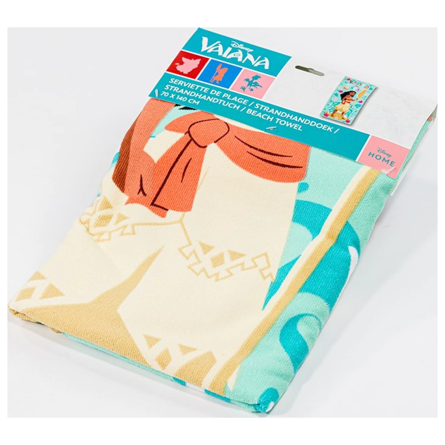 Disney Moana Raised Sea Towel 70x140cm product photo