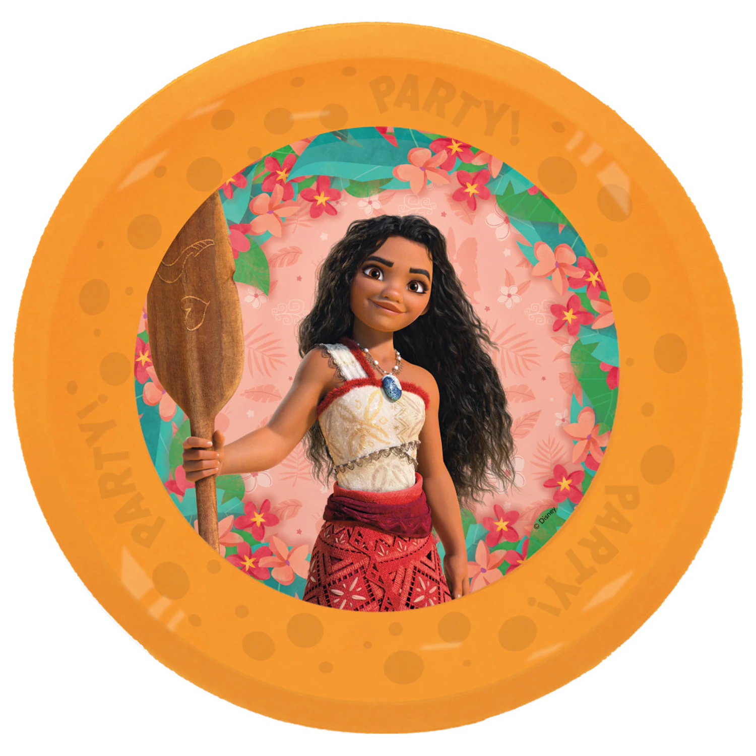 Disney Moana Sailing Spirit micro premium plastic dinner plate set of 4, 21 cm product photo