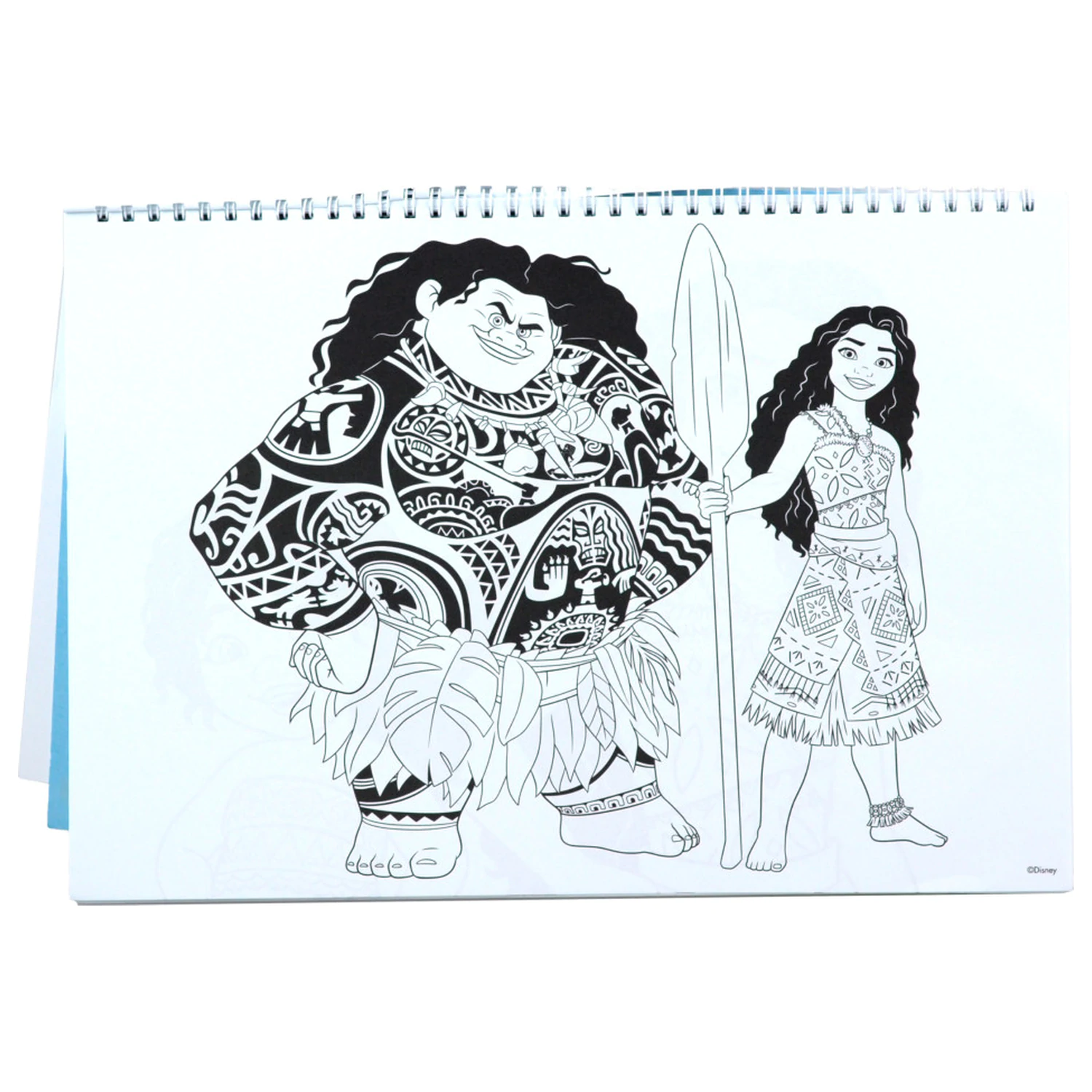 Disney Moana Together Again A/4 Spiral Sketchbook 40 Sheets with Stickers product photo
