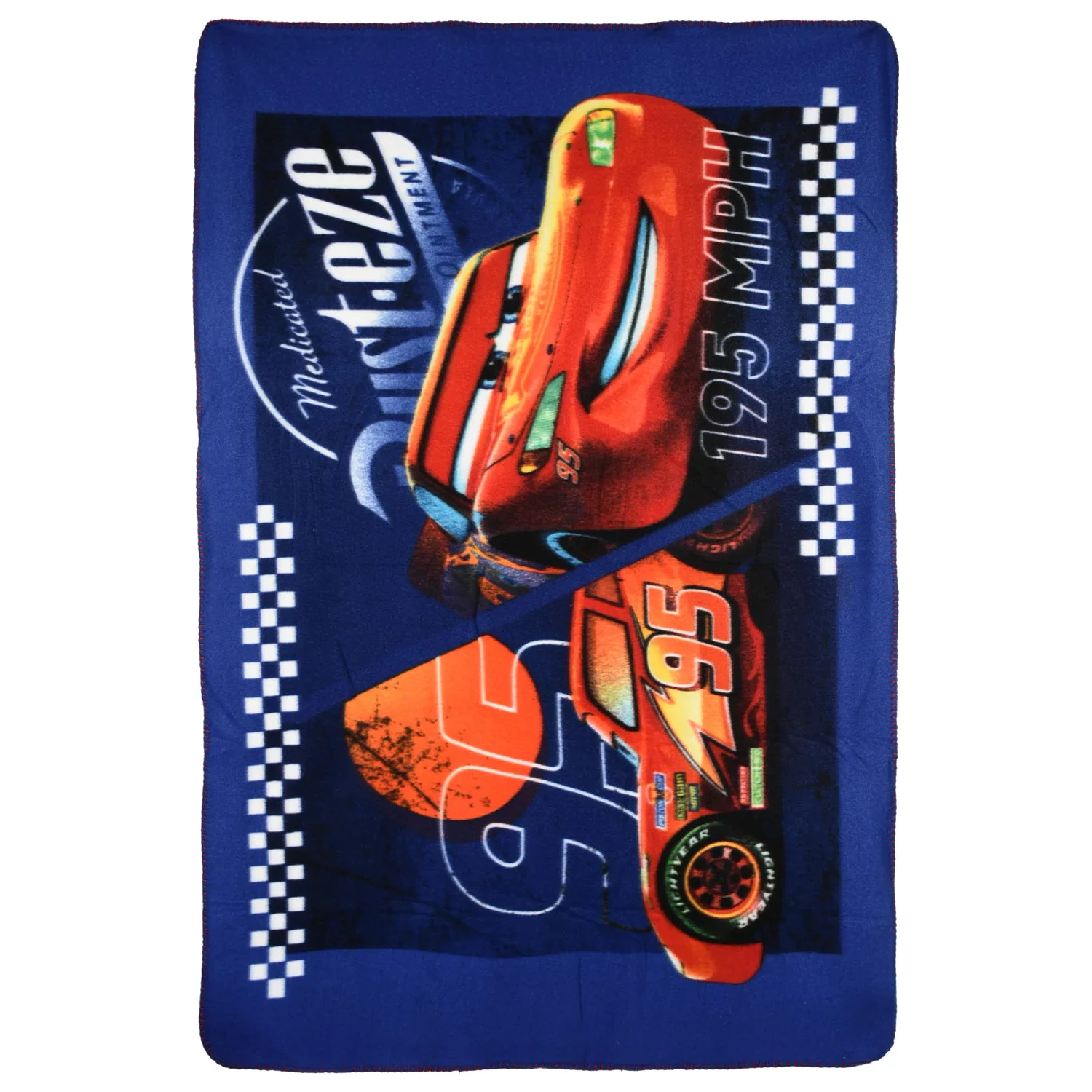Disney Cars 195 MPH fleece blanket 100x150cm product photo