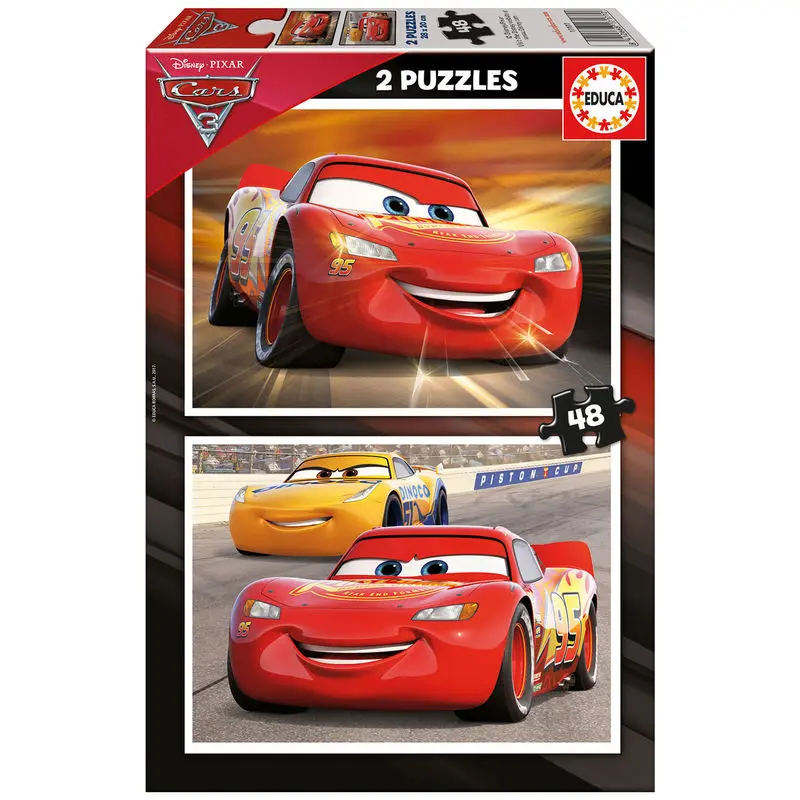 Disney Cars 3 puzzle 2x48pcs termékfotó