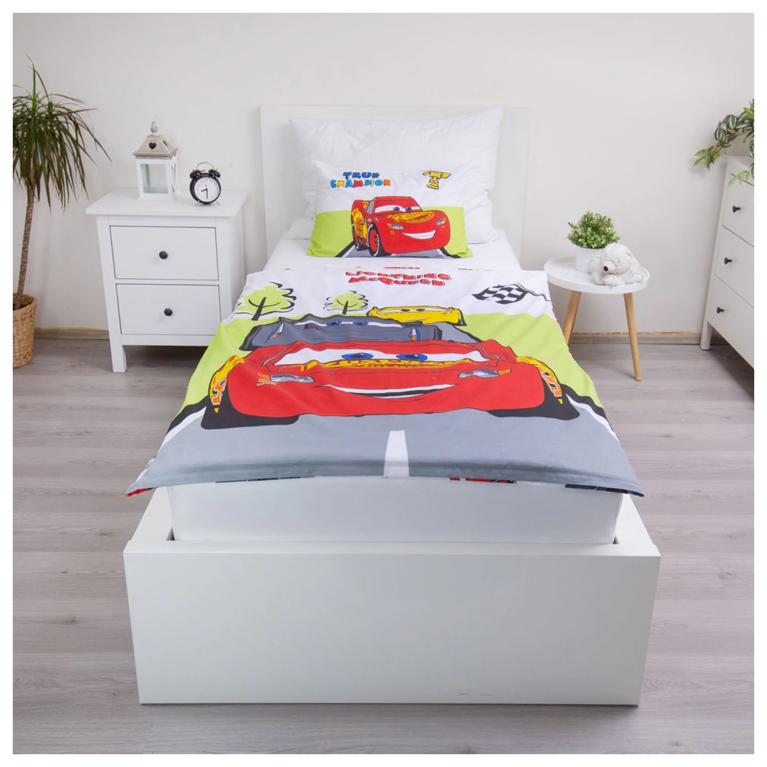 Disney Cars Champion Kids' Duvet Cover for Toddlers and Preschoolers product photo