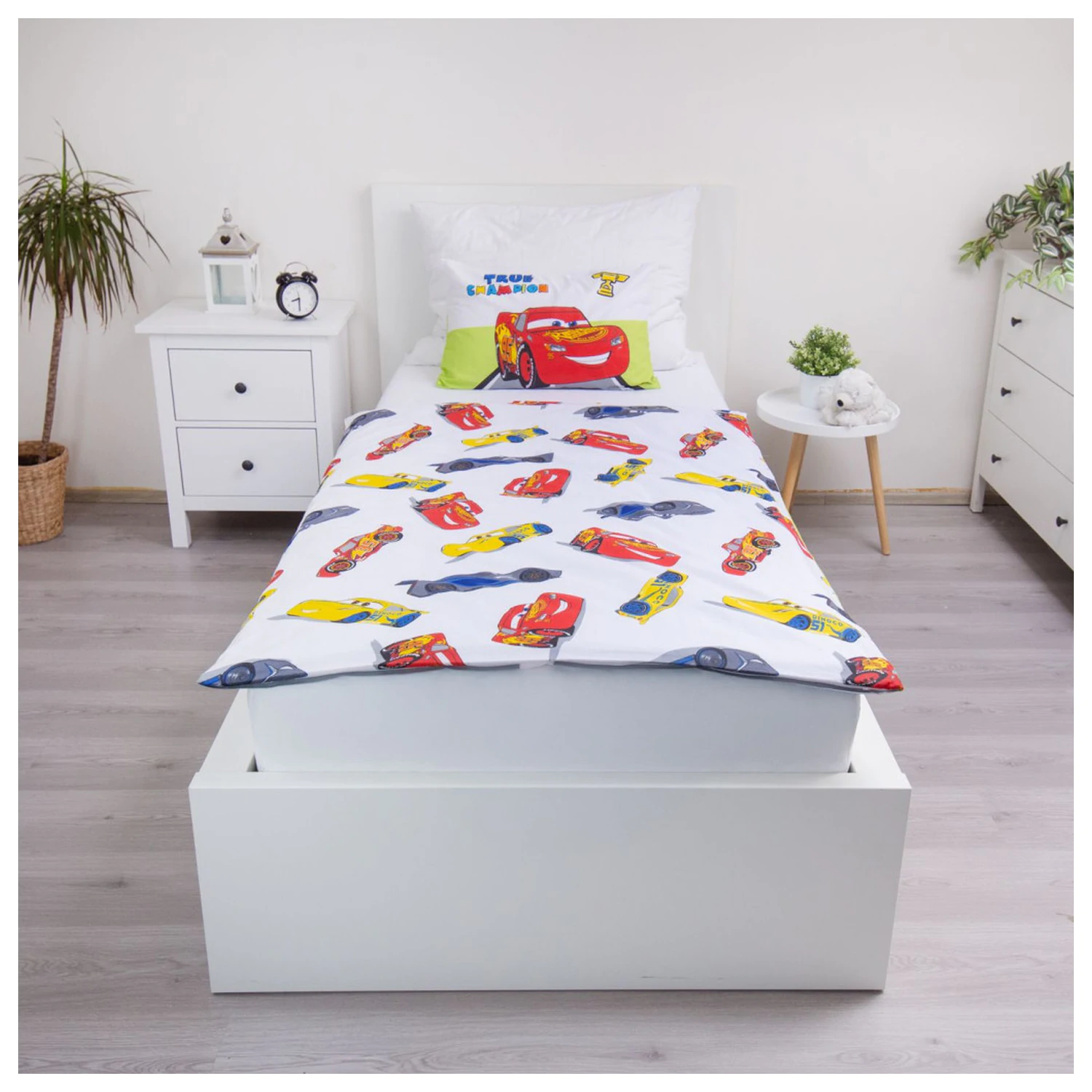 Disney Cars Champion Kids' Duvet Cover for Toddlers and Preschoolers product photo