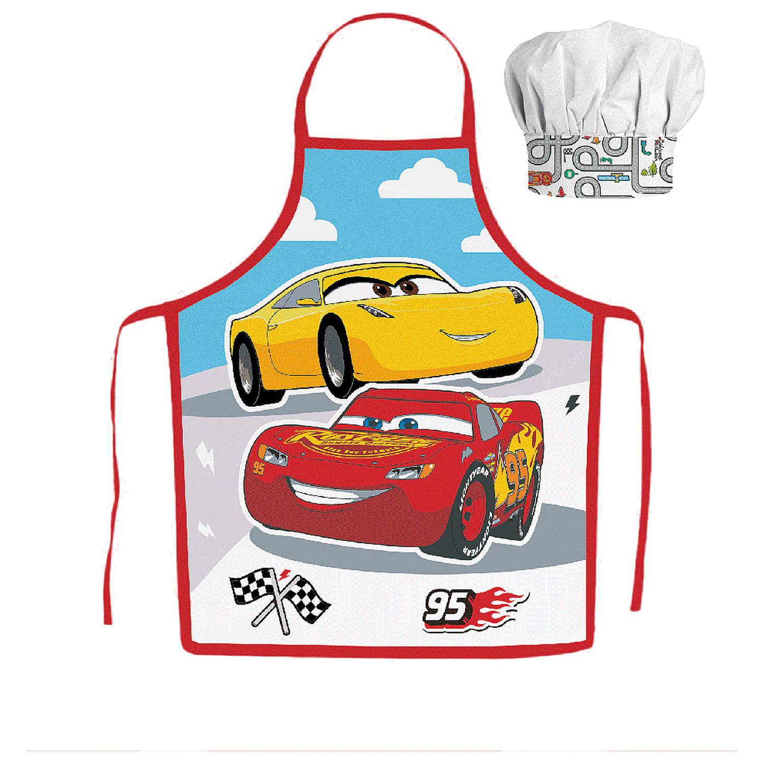 Disney Cars Cruz Ramirez Kids Apron 2-Piece Set product photo