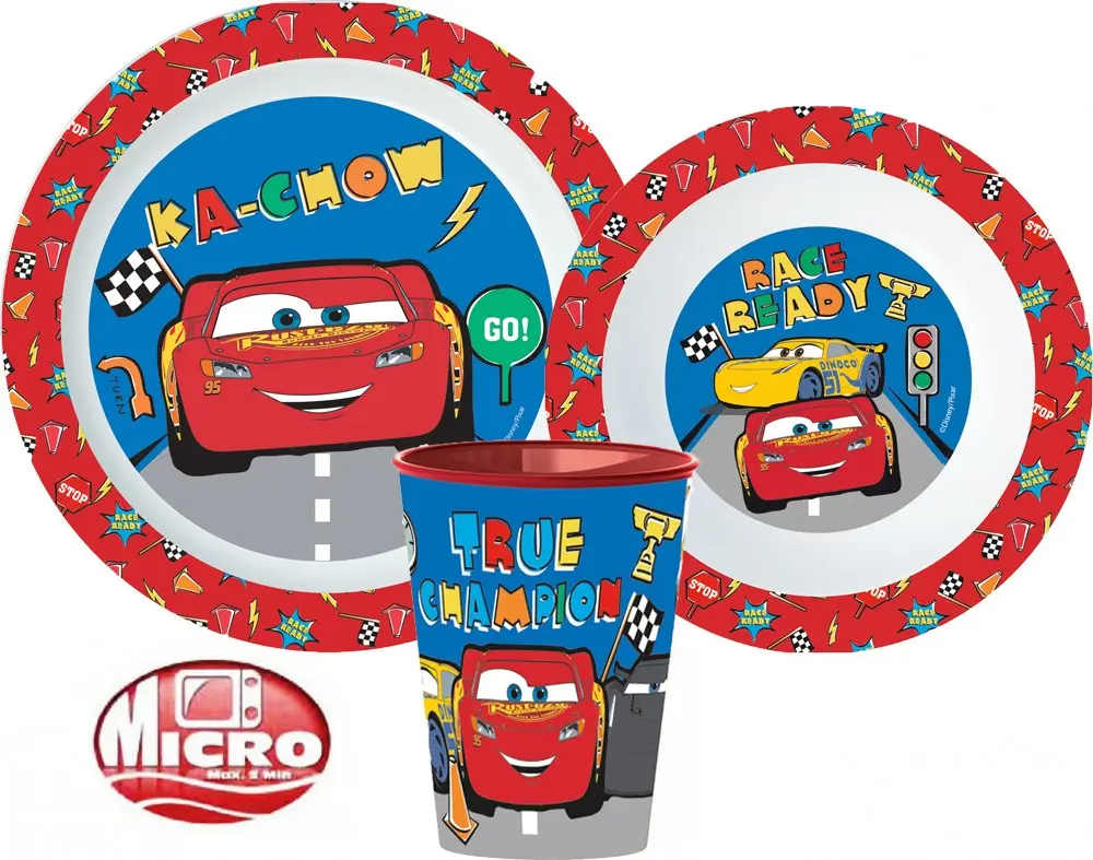Disney Cars Dinnerware Set, Micro Plastic Set product photo