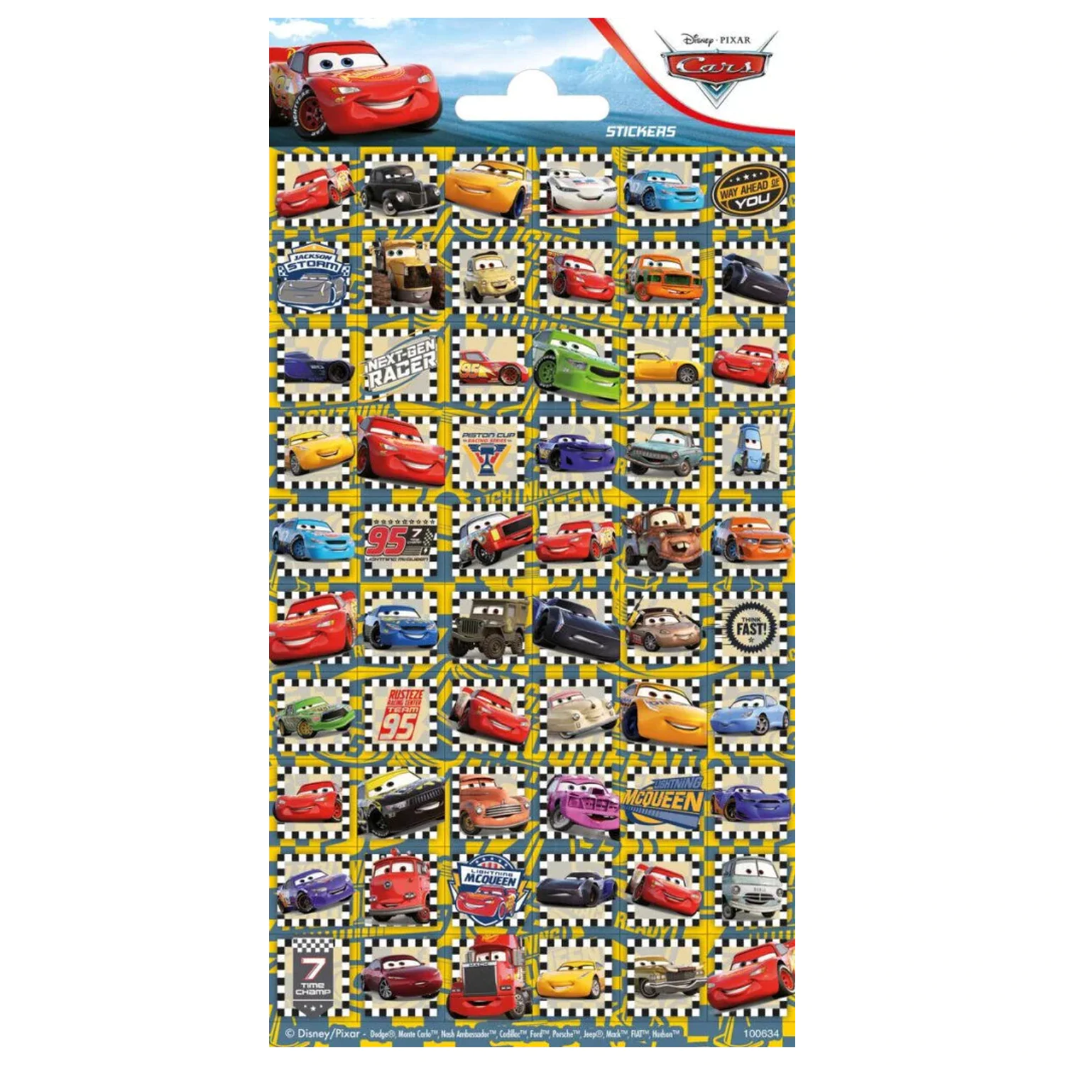 Disney Cars Fast sticker product photo