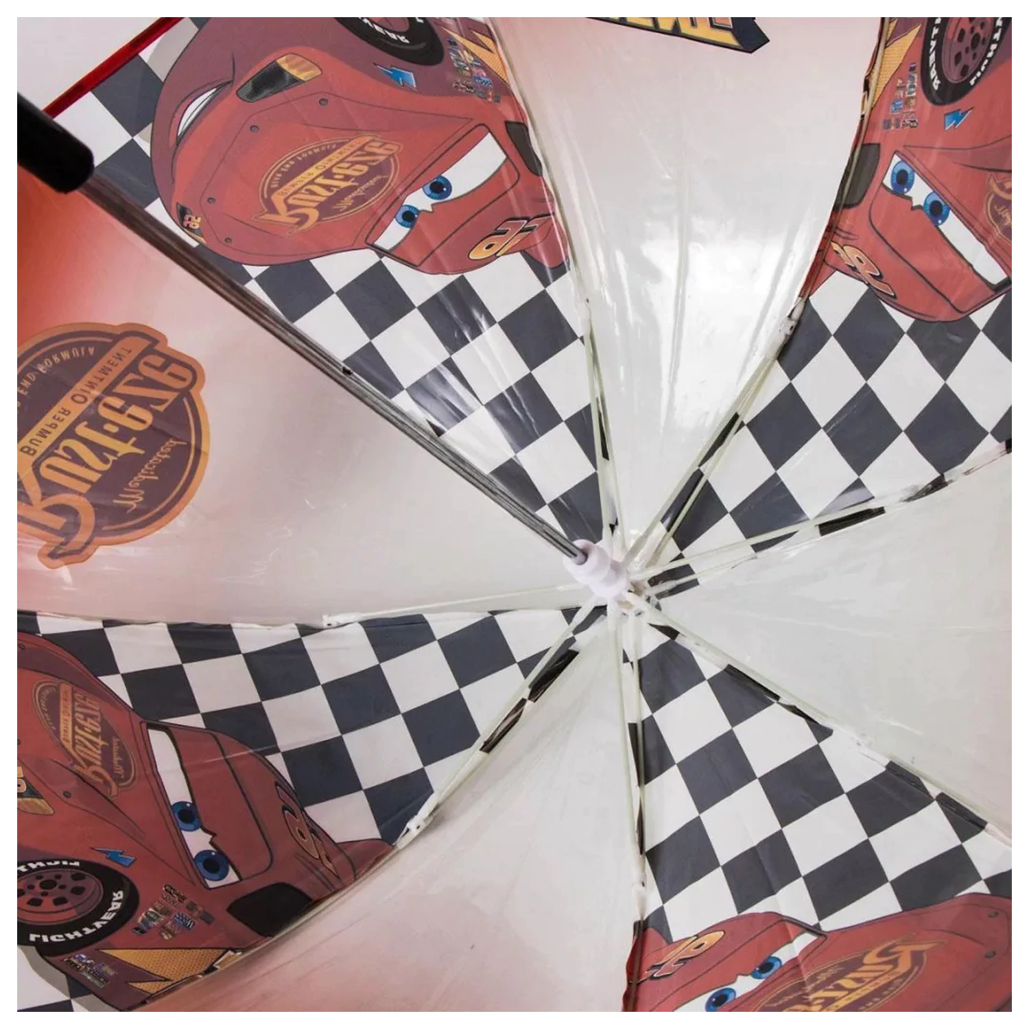 Disney Cars Flag Kids Transparent Umbrella product photo