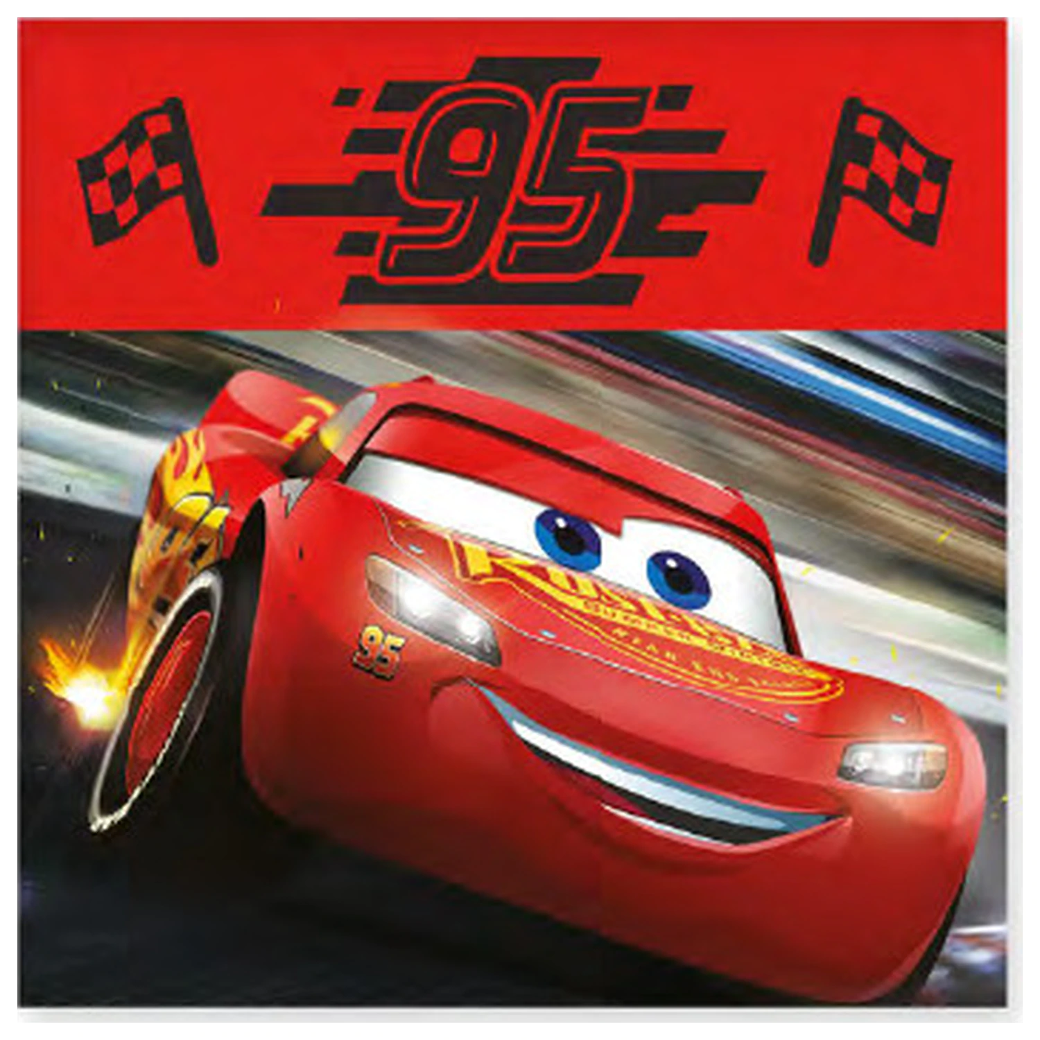 Disney Cars Flag hand towel, face towel, towel product photo