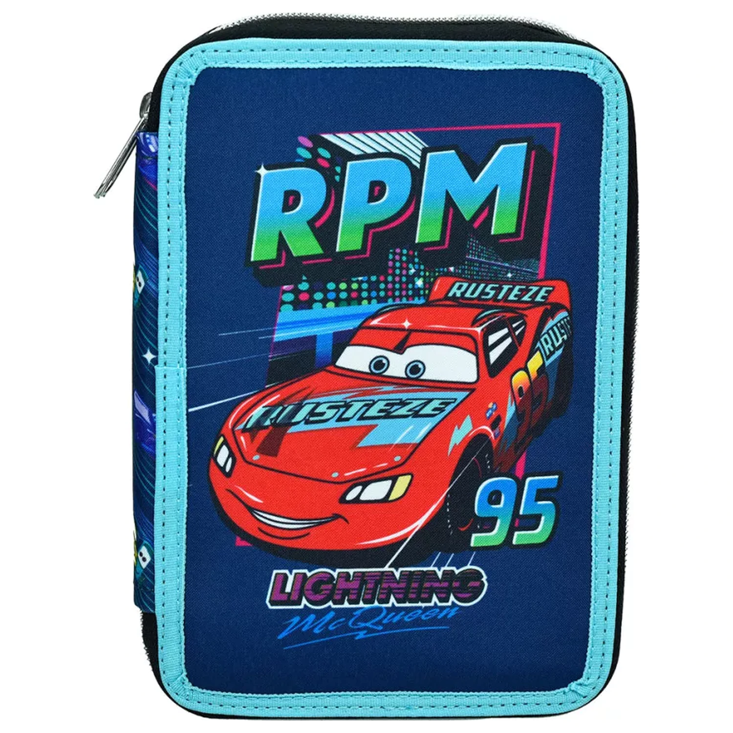 Disney Cars Lightning McQueen Pencil Case Filled 2-Story product photo