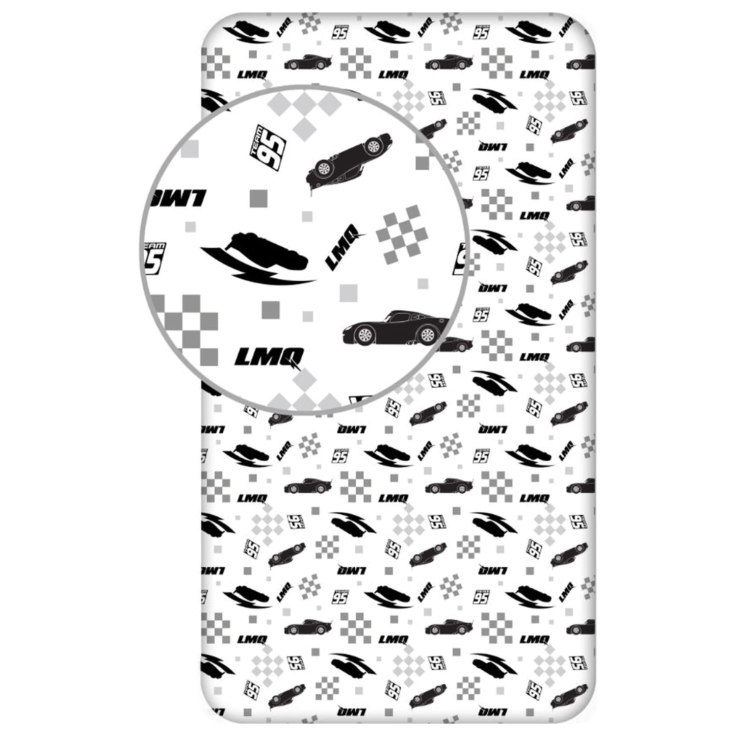 Disney Cars LMQ Fitted Sheet 90x200 cm product photo