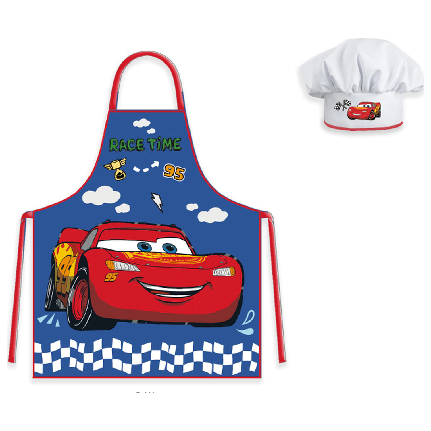 Disney Cars Race Time Kids Apron 2-piece set product photo