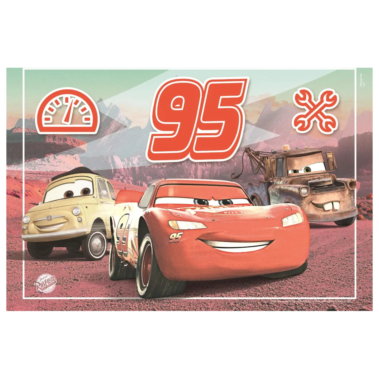 Disney Cars Racing Team 60-piece puzzle product photo