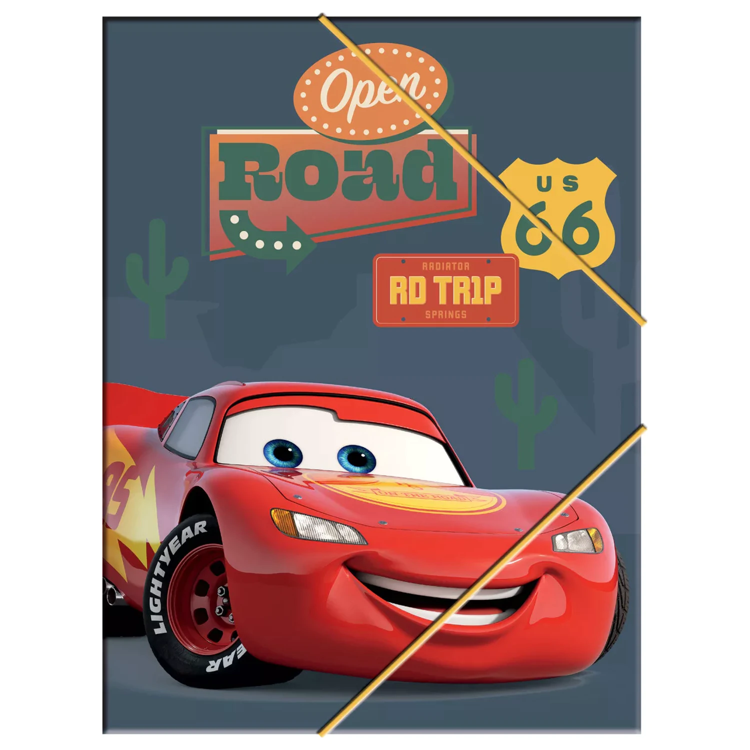 Disney Cars Road A/4 Elastic Folder product photo