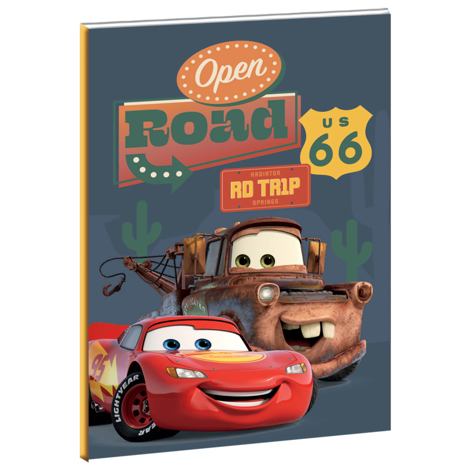 Disney Cars Road B/5 Lined Notebook 40 Sheets product photo