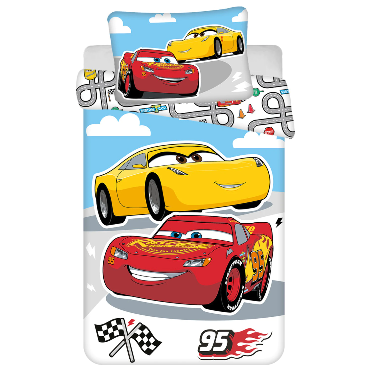 Disney Cars Road Kids' Preschool Duvet Cover product photo