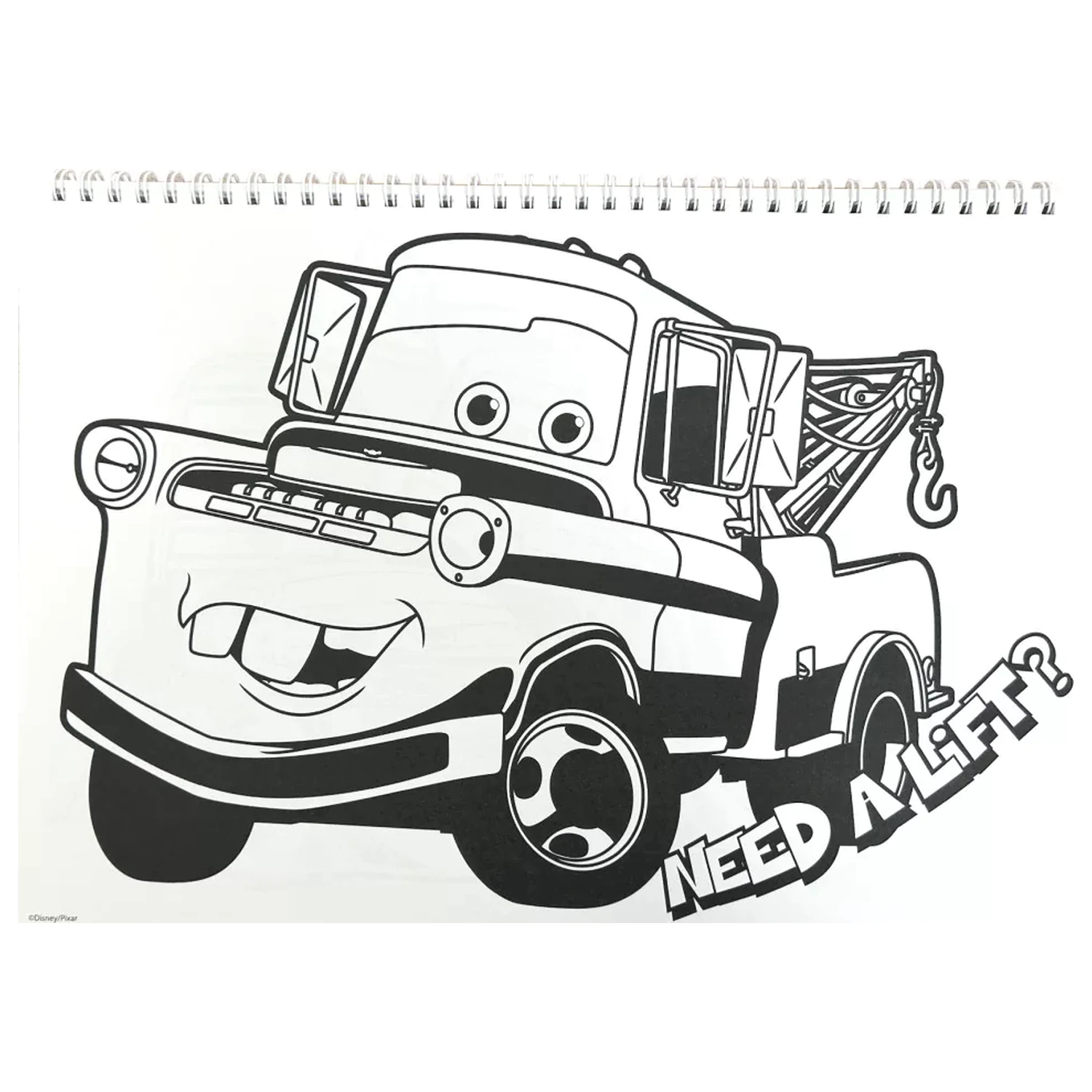 Disney Cars Roaring A/4 Spiral Sketchbook 40 Sheets with Stickers product photo