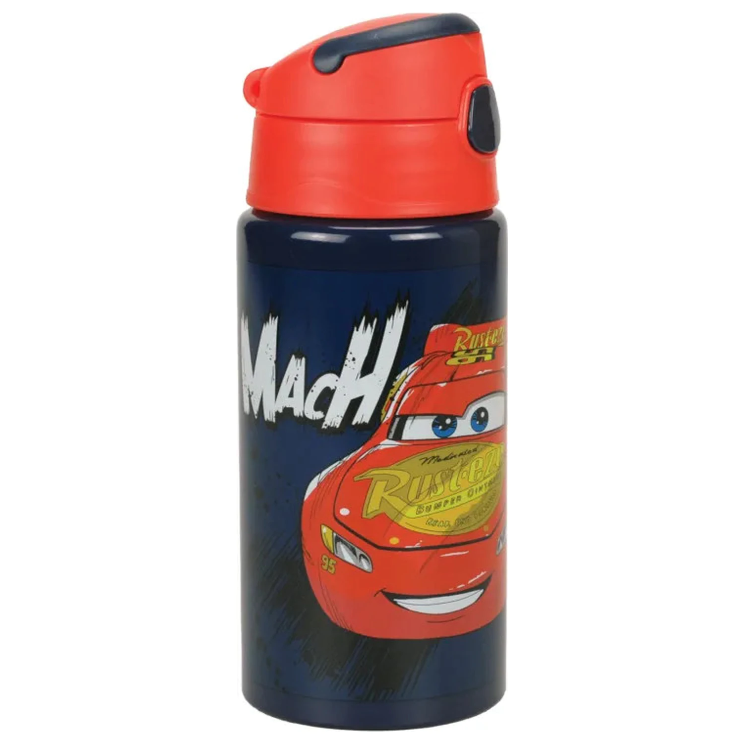 Disney Cars Speed Aluminum Straw Bottle with Hook 500 ml product photo