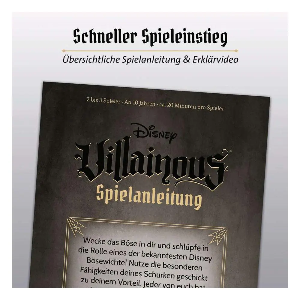 Disney Villainous Board Game Evil Comes Prepared Standalone/Expansion Pack  *German Edition* product photo