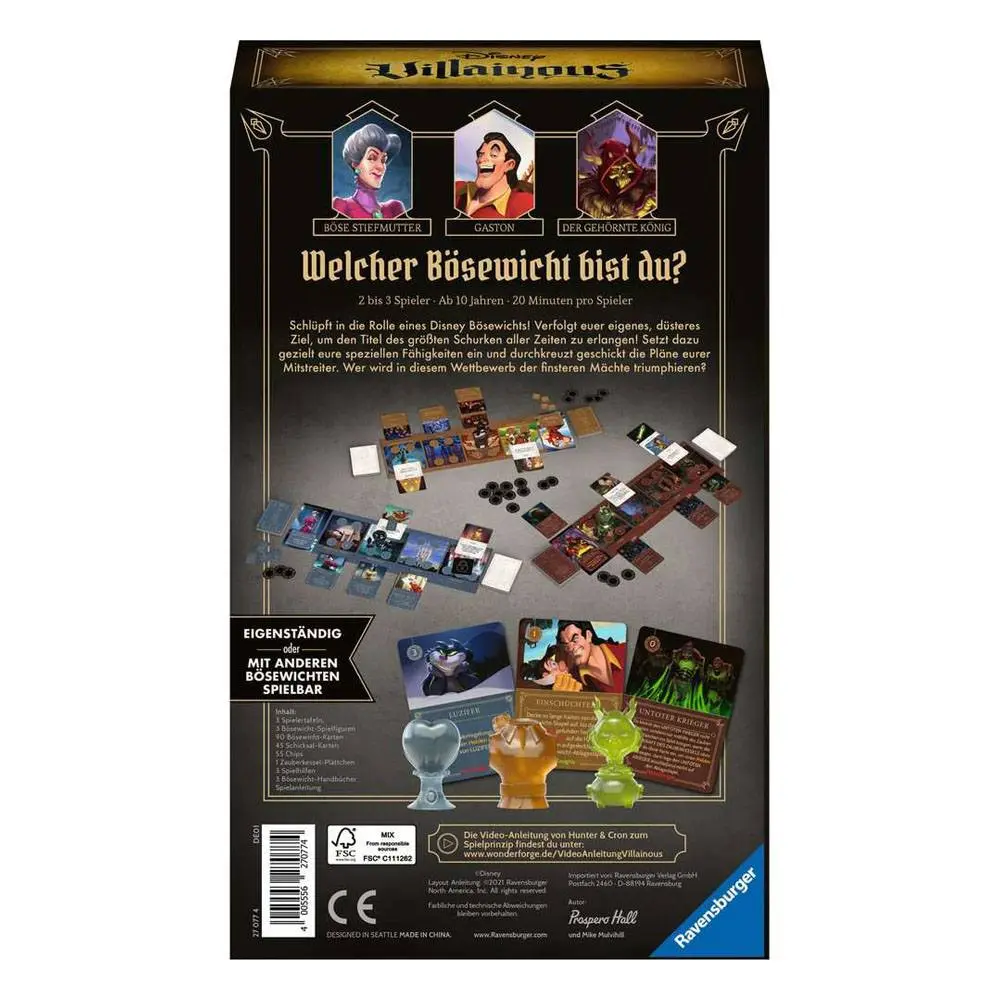 Disney Villainous Board Game Exp. 4 Böse Machenschaften *German Edition* product photo