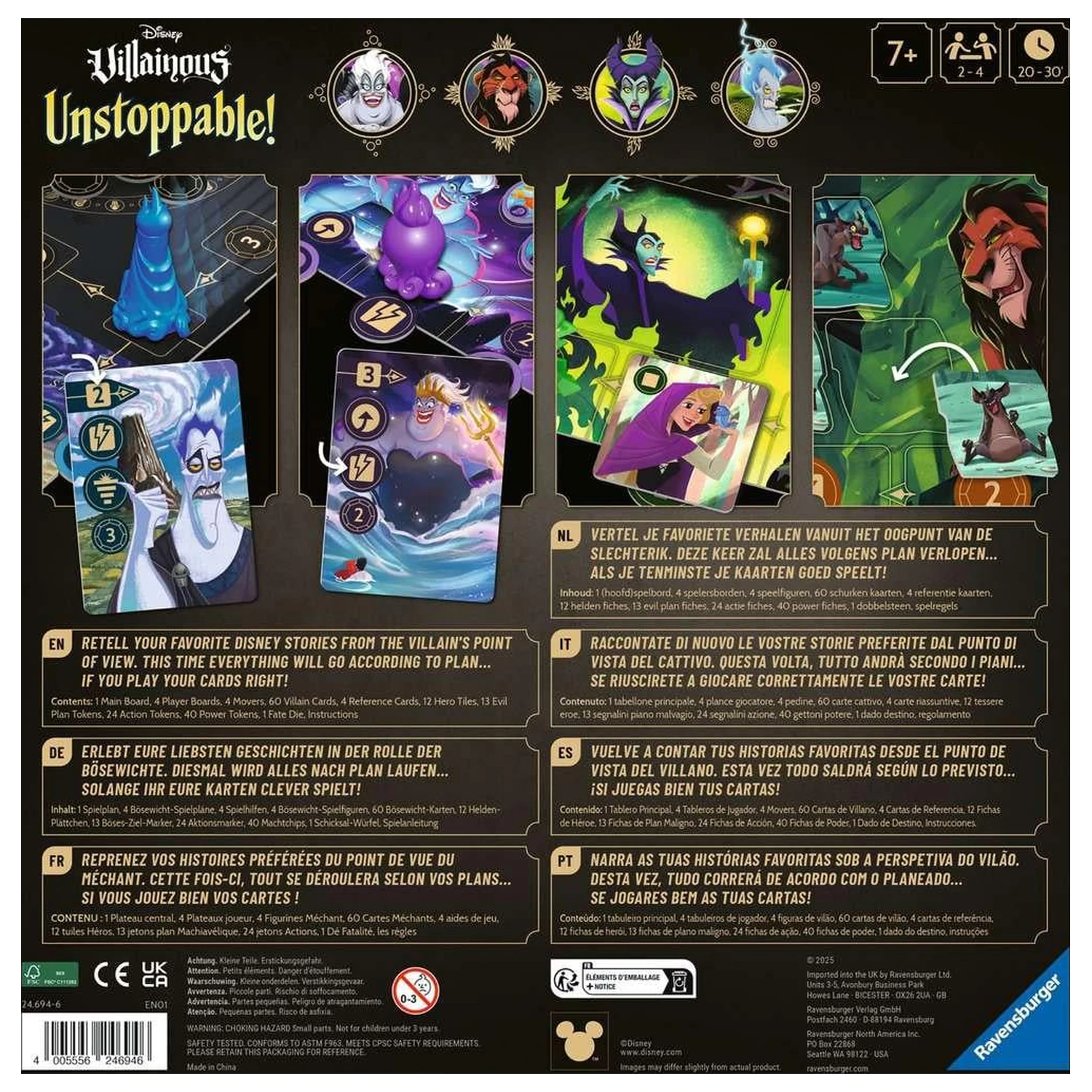Disney Villainous: Unstoppable Board Game product photo