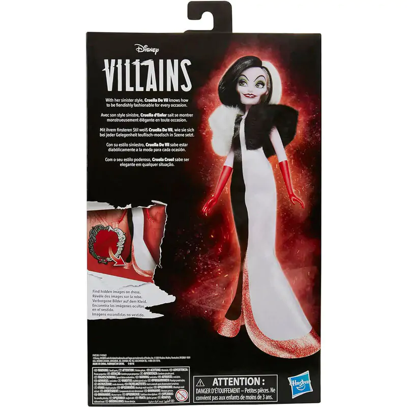 Disney Villains Cruella de Vil doll 28cm product photo