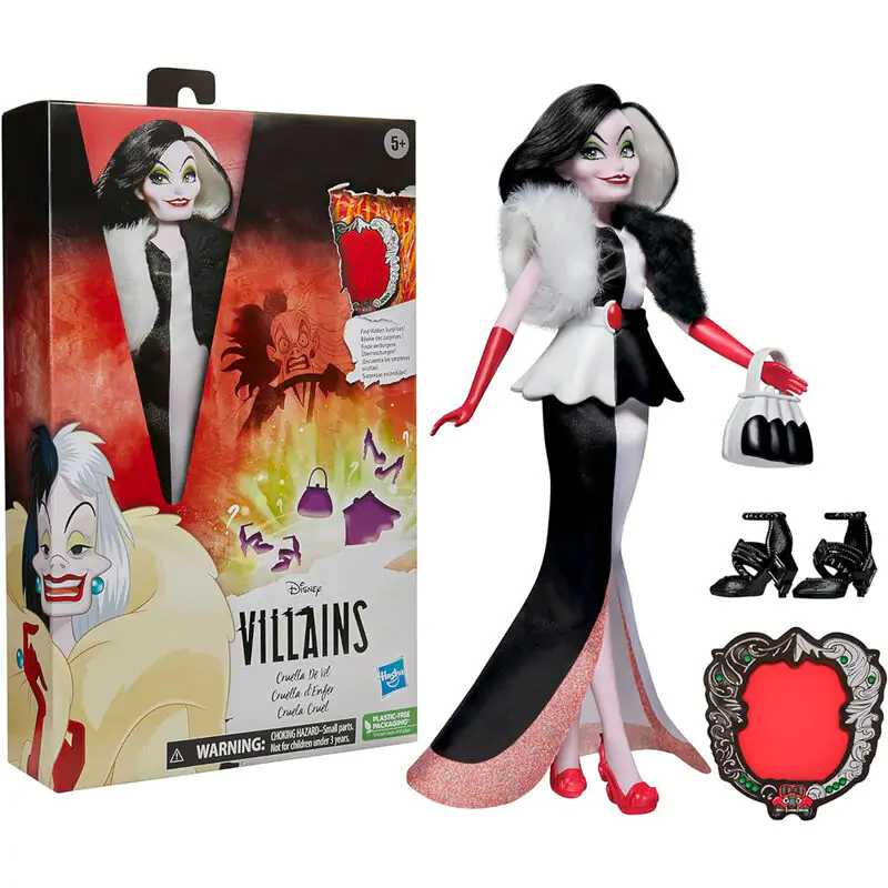 Disney Villains Cruella de Vil doll 28cm product photo