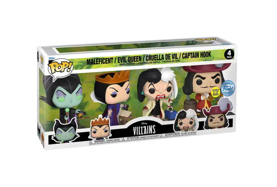 Disney Villains Funko POP! Movies Vinyl Figure 4-Pack Villains (GW)(EMEA) 9 cm product photo