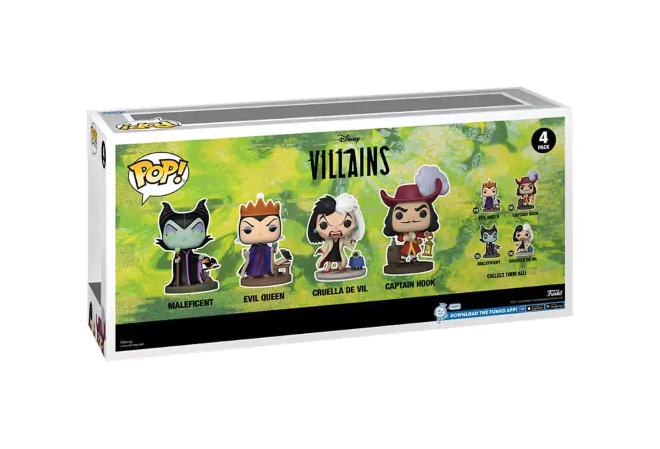 Disney Villains Funko POP! Movies Vinyl Figure 4-Pack Villains (GW)(EMEA) 9 cm product photo