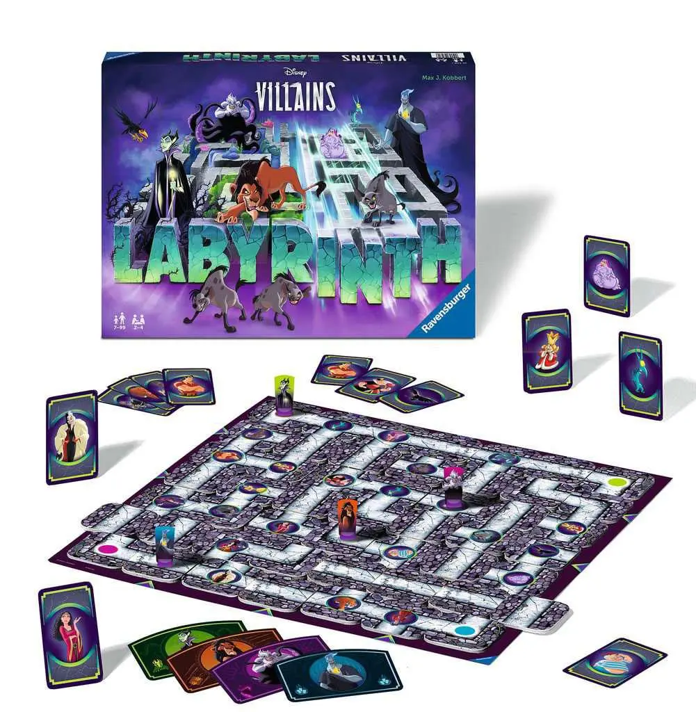 Disney Villains Game Board  Labyrinth product photo